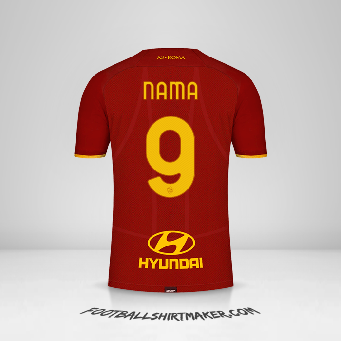 Jersey AS Roma 2021/2022 -  nama - 9
