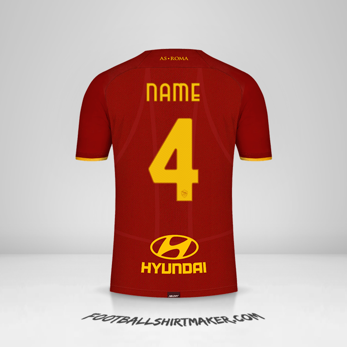 Shirt AS Roma 2021/2022 -  name - 4