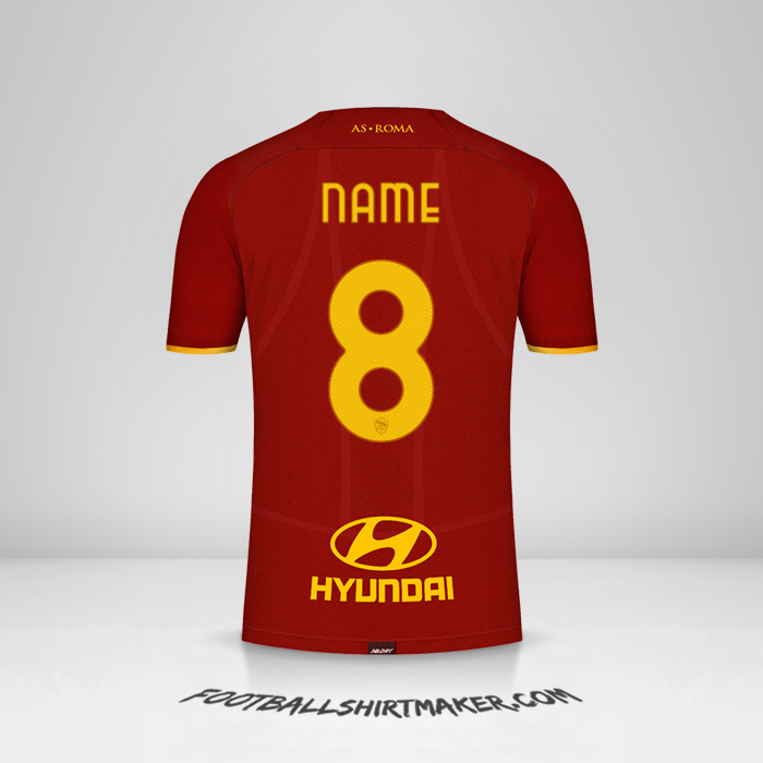 Shirt AS Roma 2021/2022 -  name - 8