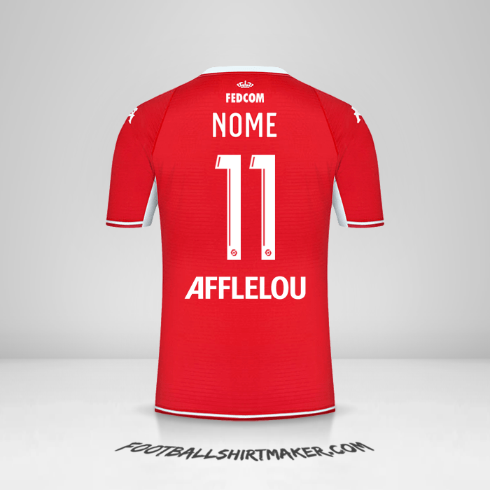 Maglia As Monaco 2021/2022 -  nome - 11