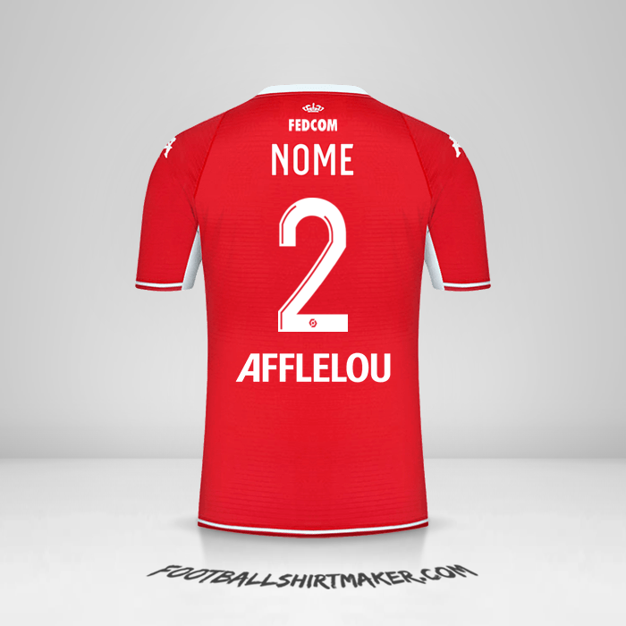 Maglia As Monaco 2021/2022 -  nome - 2