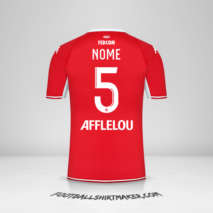 Maglia As Monaco 2021/2022 -  nome - 5