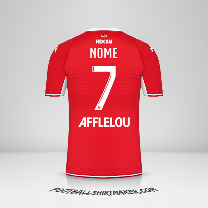 Maglia As Monaco 2021/2022 -  nome - 7