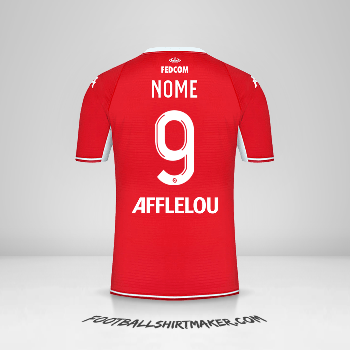 Camisola As Monaco 2021/2022 -  nome - 9