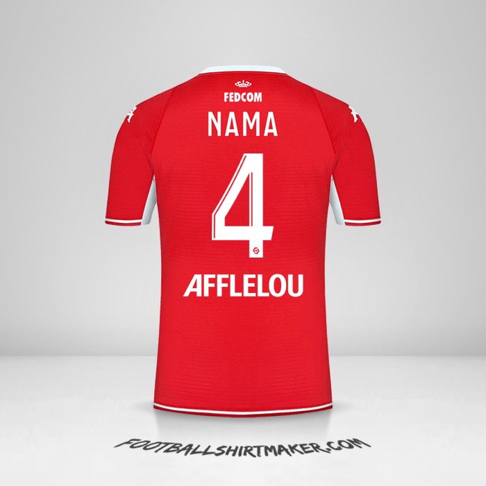 Jersey As Monaco 2021/2022 -  nama - 4
