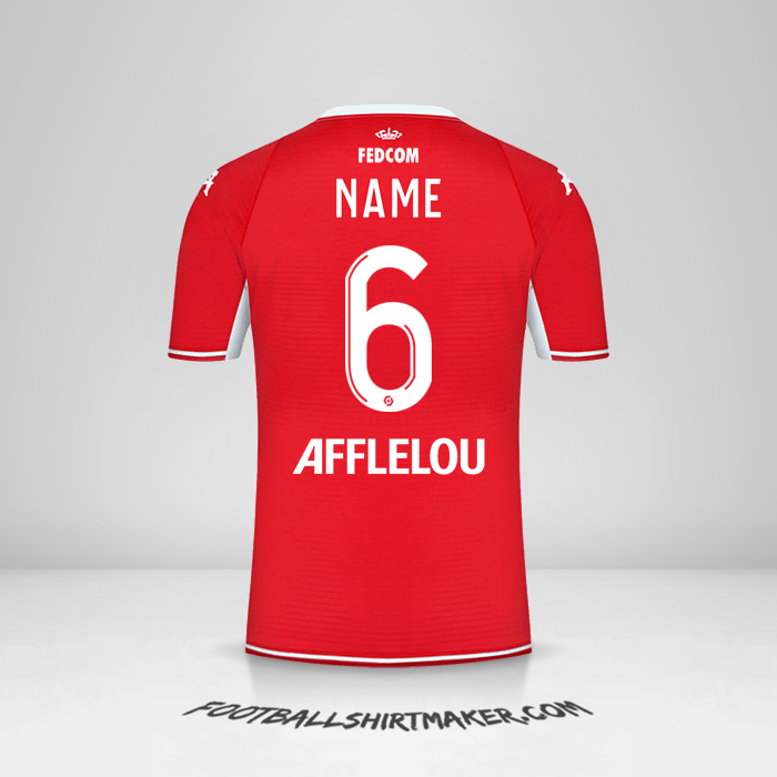 Jersey As Monaco 2021/2022 -  name - 6