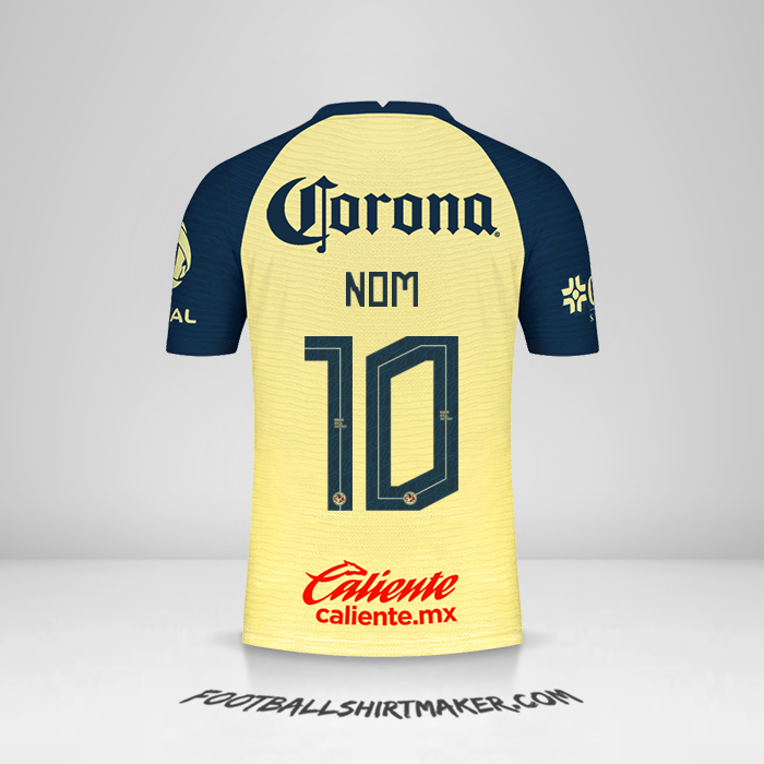 Maillot Club America 2021/2022 -  nom - 10