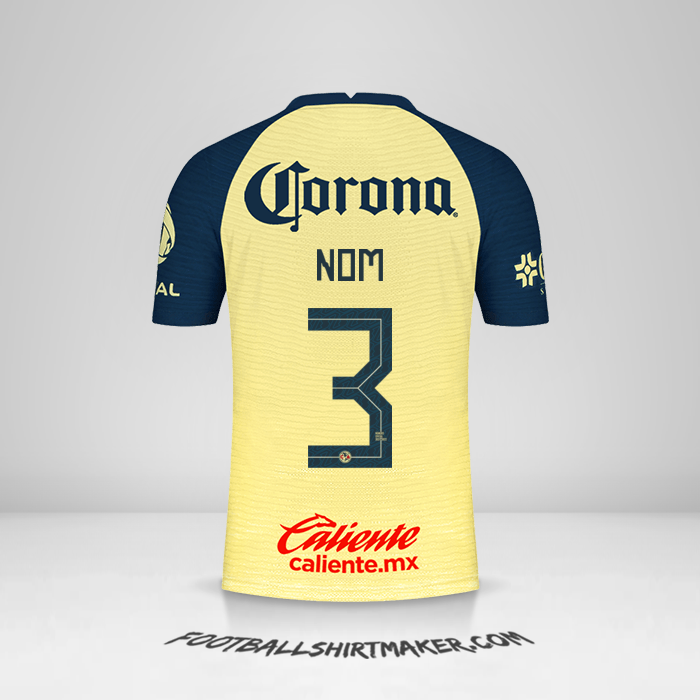 Maillot Club America 2021/2022 -  nom - 3