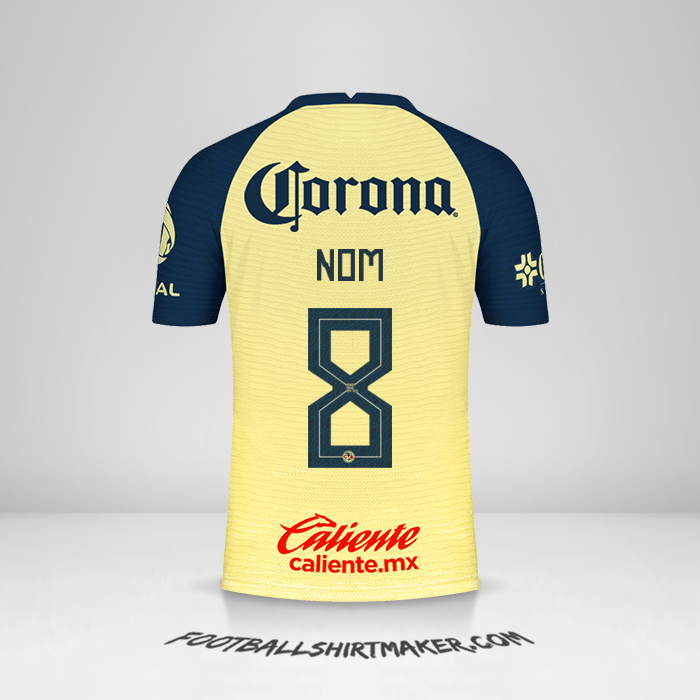 Maillot Club America 2021/2022 -  nom - 8