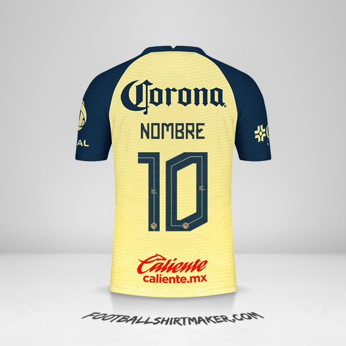 Camiseta Club America 2021/2022 -  nombre - 10