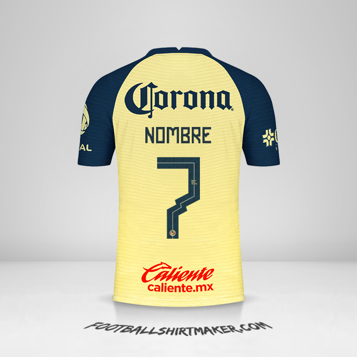 Jersey Club America 2021/2022 -  nombre - 7