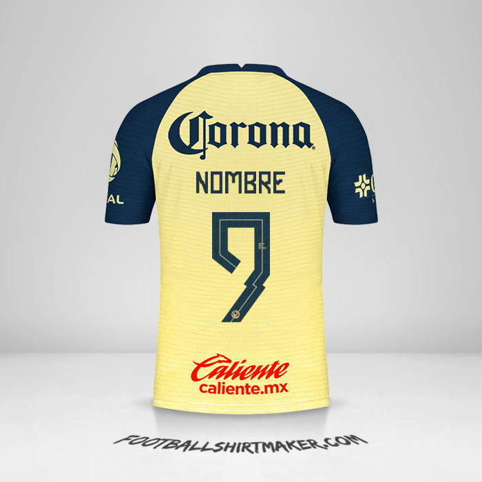 Camiseta Club America 2021/2022 -  nombre - 9