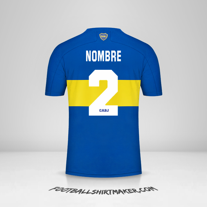Jersey Boca Juniors 2021/2022 -  nombre - 2