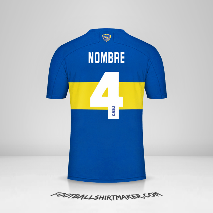 Jersey Boca Juniors 2021/2022 -  nombre - 4