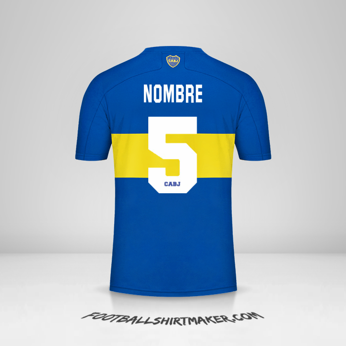 Jersey Boca Juniors 2021/2022 -  nombre - 5