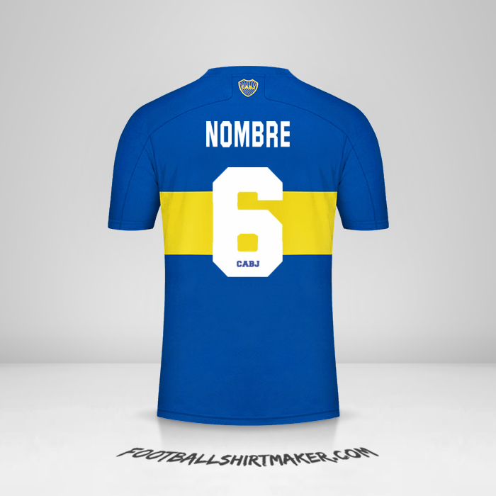 Jersey Boca Juniors 2021/2022 -  nombre - 6