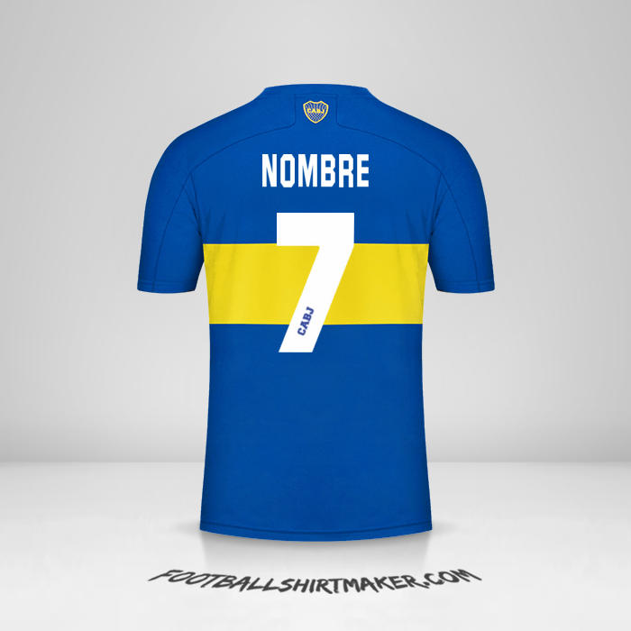 Jersey Boca Juniors 2021/2022 -  nombre - 7