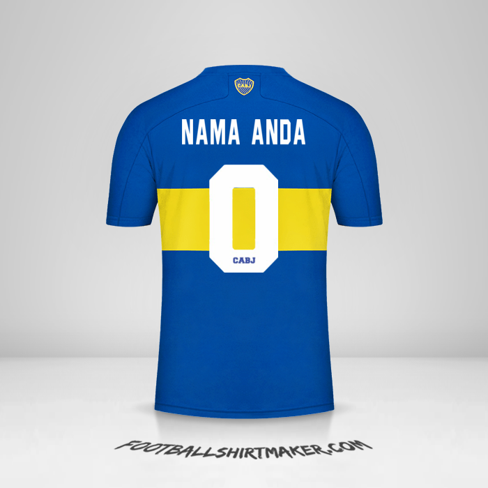 Jersey Boca Juniors 2021/2022 -  nama anda - 0