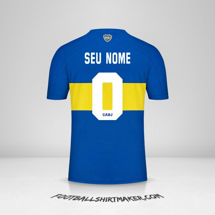 Camisa Boca Juniors 2021/2022 -  seu nome - 0