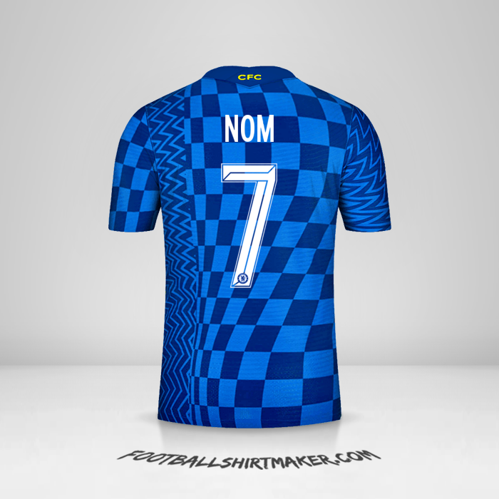 Maillot Chelsea Cup 2021/2022 -  nom - 7