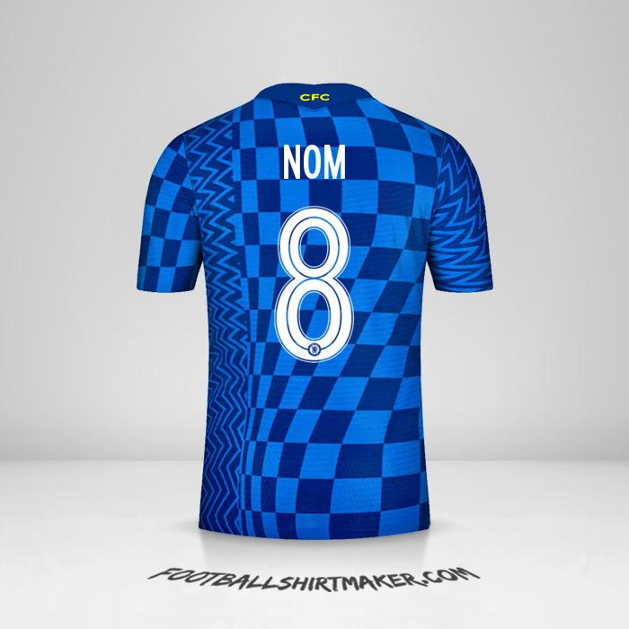Maillot Chelsea Cup 2021/2022 -  nom - 8