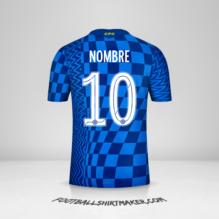 Jersey Chelsea Cup 2021/2022 -  nombre - 10