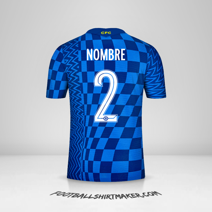 Jersey Chelsea Cup 2021/2022 -  nombre - 2