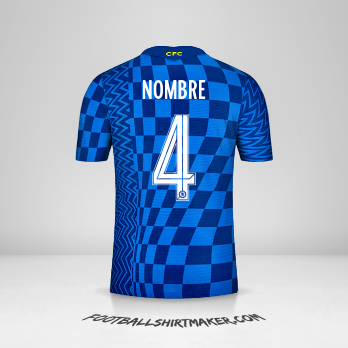 Camiseta Chelsea Cup 2021/2022 -  nombre - 4