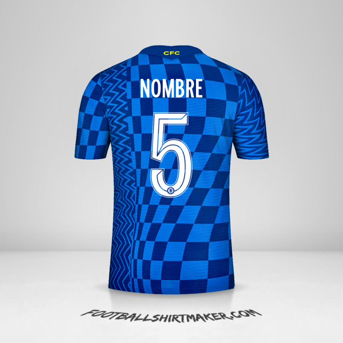 Jersey Chelsea Cup 2021/2022 -  nombre - 5