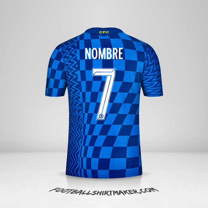 Camiseta Chelsea Cup 2021/2022 -  nombre - 7