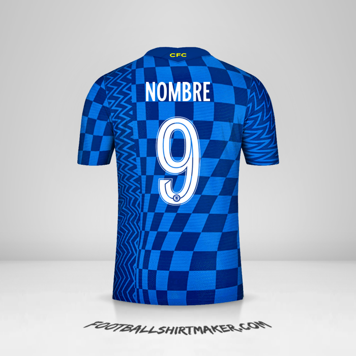 Camiseta Chelsea Cup 2021/2022 -  nombre - 9