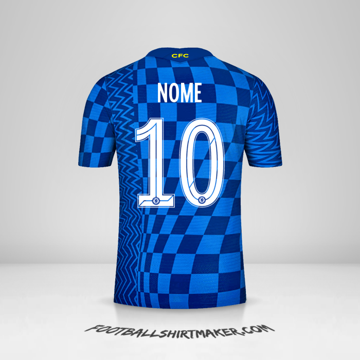 Camisa Chelsea Cup 2021/2022 -  nome - 10