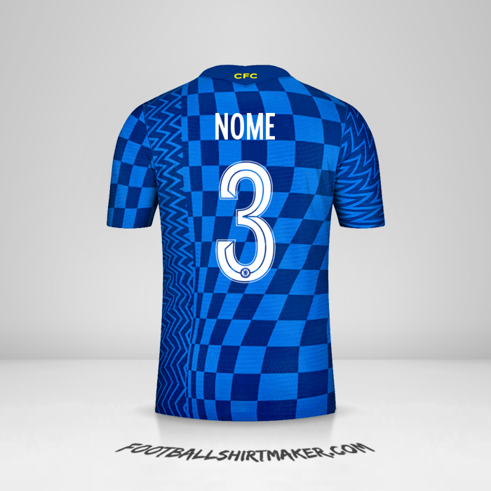 Camisola Chelsea Cup 2021/2022 -  nome - 3