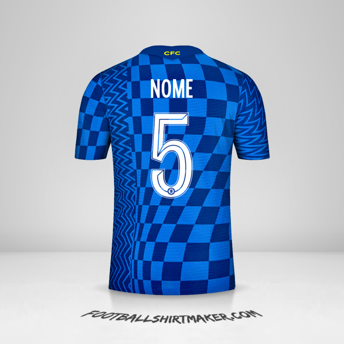 Maglia Chelsea Cup 2021/2022 -  nome - 5