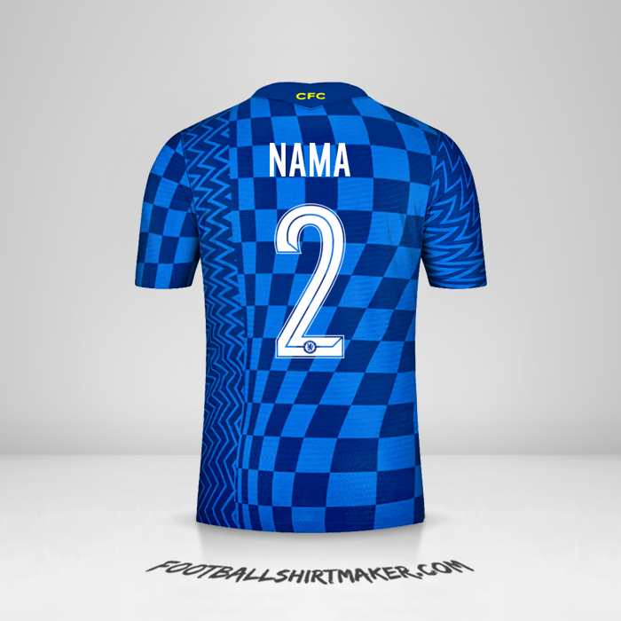 Jersey Chelsea Cup 2021/2022 -  nama - 2