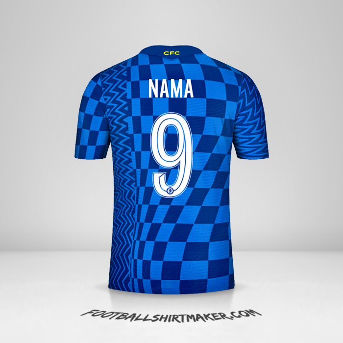 Jersey Chelsea Cup 2021/2022 -  nama - 9