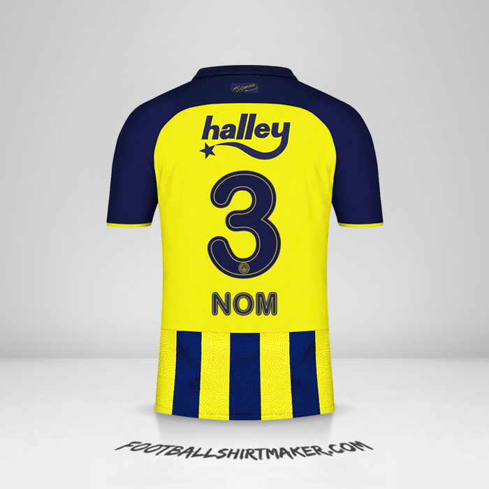 Maillot Fenerbahce SK 2021/2022 -  nom - 3