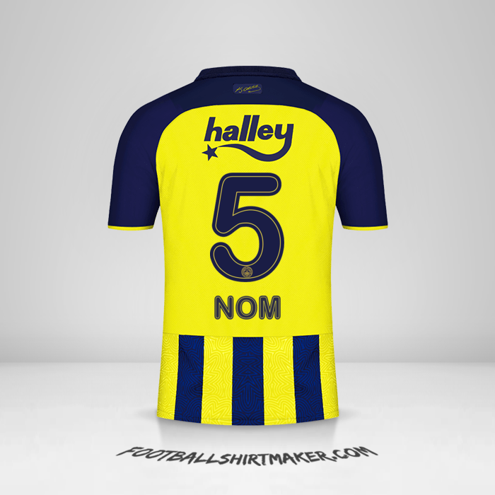 Maillot Fenerbahce SK 2021/2022 -  nom - 5