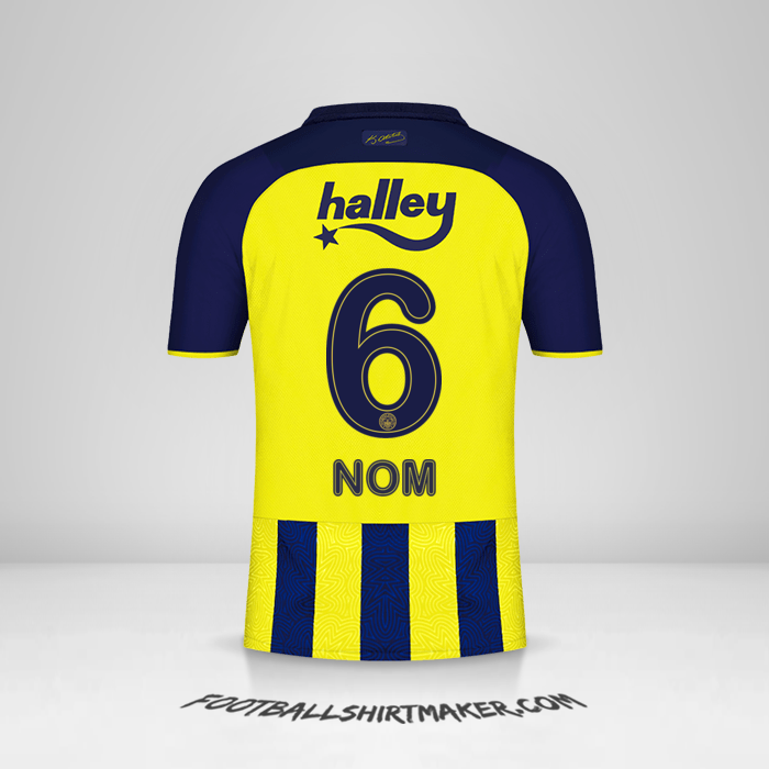 Maillot Fenerbahce SK 2021/2022 -  nom - 6
