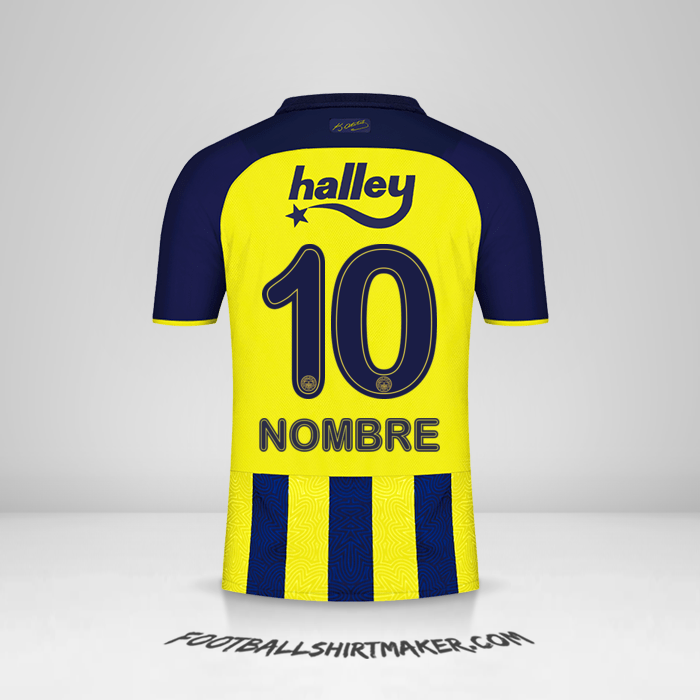 Jersey Fenerbahce SK 2021/2022 -  nombre - 10