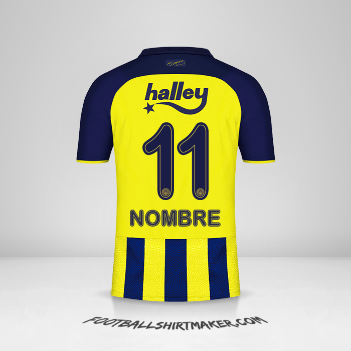 Jersey Fenerbahce SK 2021/2022 -  nombre - 11