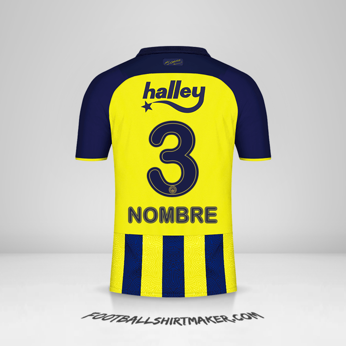 Jersey Fenerbahce SK 2021/2022 -  nombre - 3