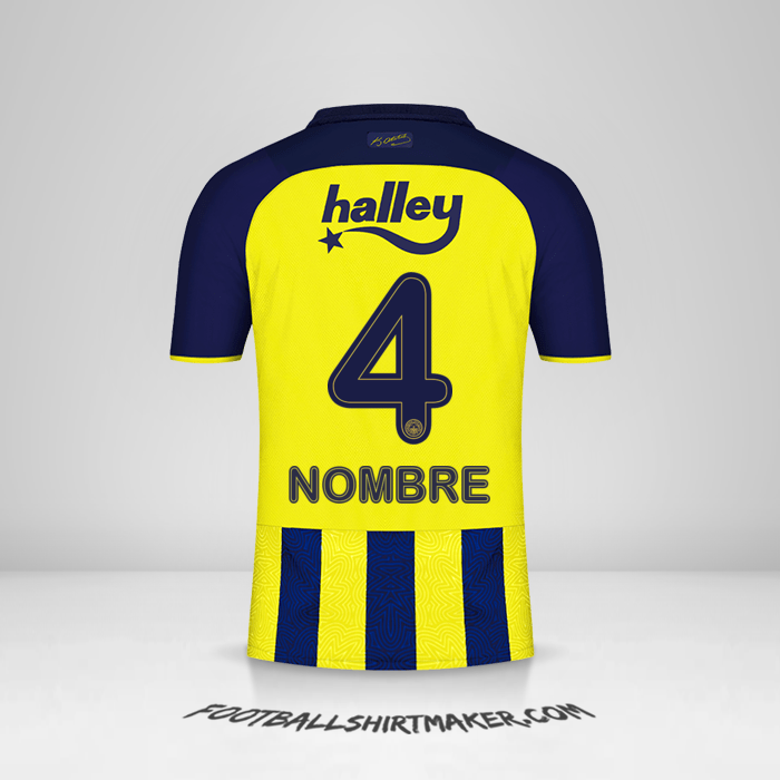 Jersey Fenerbahce SK 2021/2022 -  nombre - 4