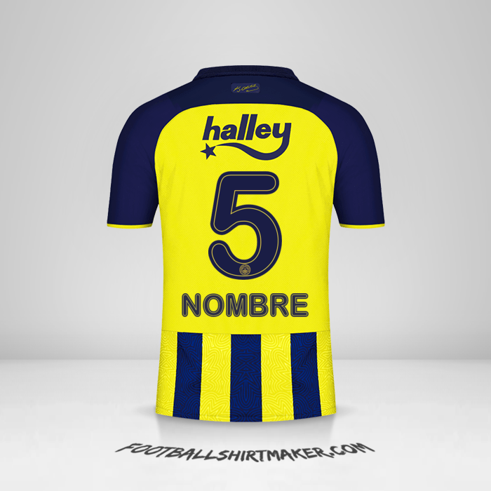 Jersey Fenerbahce SK 2021/2022 -  nombre - 5