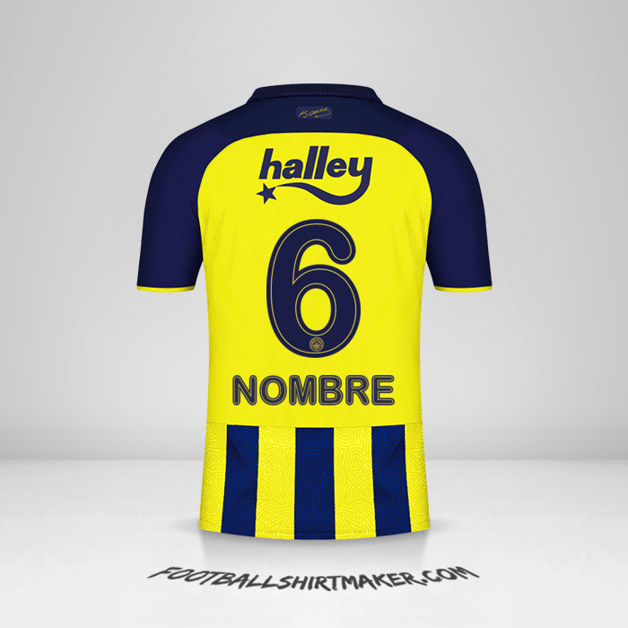 Jersey Fenerbahce SK 2021/2022 -  nombre - 6