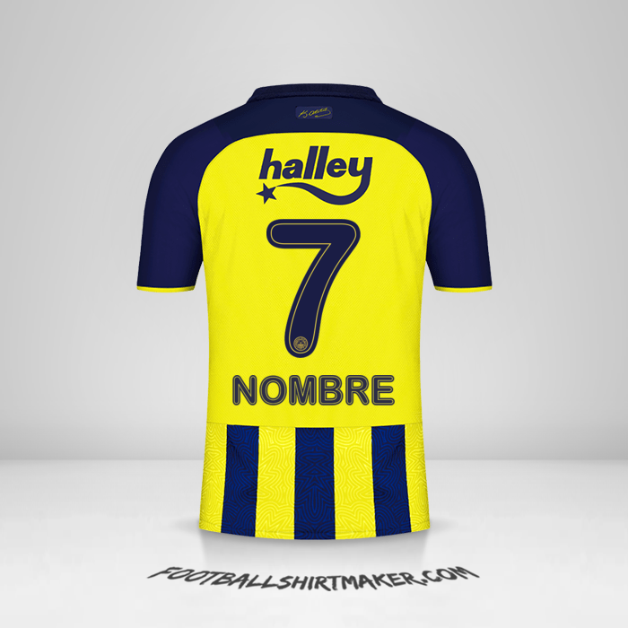 Camiseta Fenerbahce SK 2021/2022 -  nombre - 7