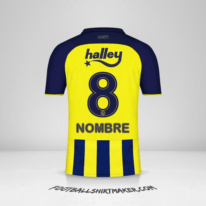 Jersey Fenerbahce SK 2021/2022 -  nombre - 8