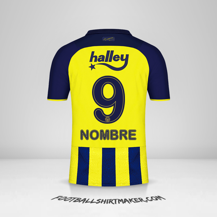 Jersey Fenerbahce SK 2021/2022 -  nombre - 9