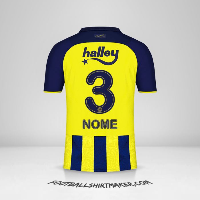 Camisola Fenerbahce SK 2021/2022 -  nome - 3