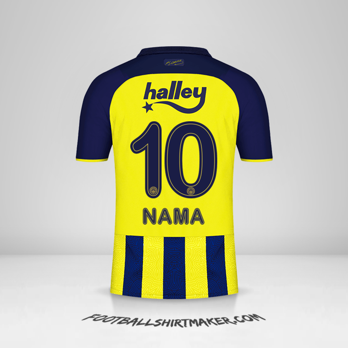 Jersey Fenerbahce SK 2021/2022 -  nama - 10
